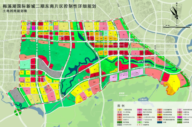 “长沙梅溪湖最新规划图”